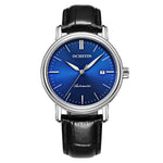 Ochstin 2024 Orologio meccanico automatico da uomo Calendario impermeabile Orologio da uomo meccanico da lavoro in pelle