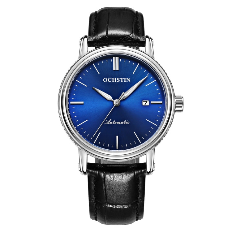 Ochstin 2024 Orologio meccanico automatico da uomo Calendario impermeabile Orologio da uomo meccanico da lavoro in pelle