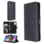 Per Galaxy A51 Custodia in pelle a vibrazione orizzontale Crazy Horse Texture con supporto e slot per schede e portafoglio e cornice per foto, For Galaxy A51