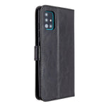 Per Galaxy A51 Custodia in pelle a vibrazione orizzontale Crazy Horse Texture con supporto e slot per schede e portafoglio e cornice per foto, For Galaxy A51