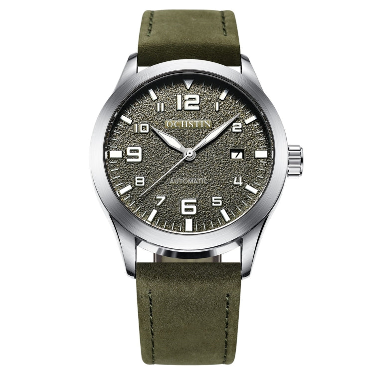 Ochstin 62028 Fashion Orologio meccanico completamente automatico Orologio da uomo impermeabile per il tempo libero Orologio meccanico Calendario Orologio in pelle