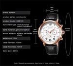 Orologio multifunzione Ochstin 6105 Orologio da uomo d'affari per il tempo libero Orologio da polso al quarzo impermeabile