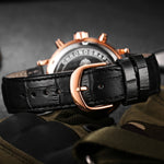 Orologio multifunzione Ochstin 6105 Orologio da uomo d'affari per il tempo libero Orologio da polso al quarzo impermeabile