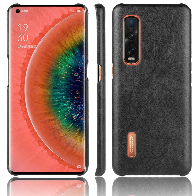 Per Oppo Find X2 Pro antiurto Litchi Texture PC + custodia in PU, For OPPO Find X2 Pro