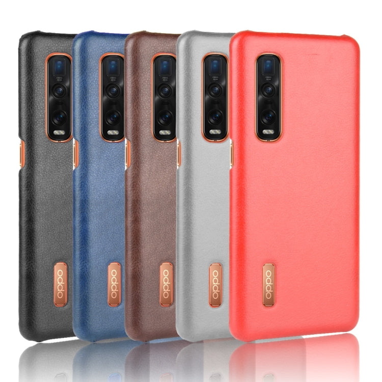 Per Oppo Find X2 Pro antiurto Litchi Texture PC + custodia in PU, For OPPO Find X2 Pro