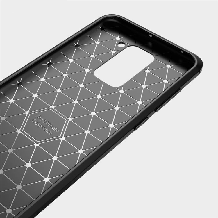 Per custodia in TPU in fibra di carbonio con trama spazzolata XiaomiRedmi Note9, For Redmi Note 9
