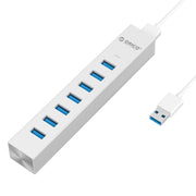 HUB USB 3.0 a 7 porte in lega di alluminio ORICO ASH7-U3
