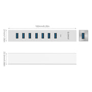 HUB USB 3.0 a 7 porte in lega di alluminio ORICO ASH7-U3