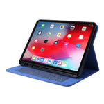 Flip orizzontale TPU + custodia protettiva in pelle PU tessuto con clip per biglietti da visita, For iPad Pro 11(2020)