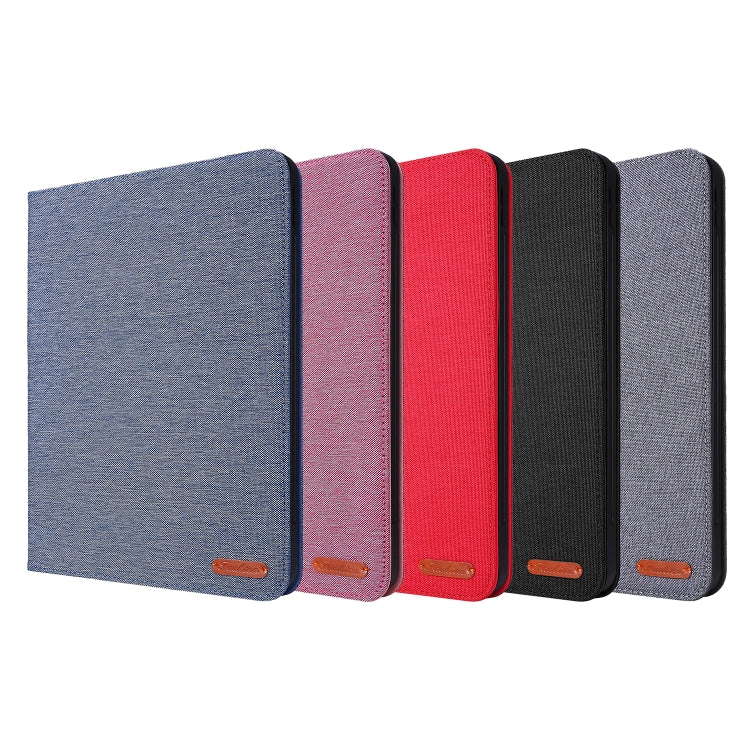 Flip orizzontale TPU + custodia protettiva in pelle PU tessuto con clip per biglietti da visita, For iPad Pro 11(2020)