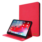 Flip orizzontale TPU + custodia protettiva in pelle PU tessuto con clip per biglietti da visita, For iPad Pro 11(2020)