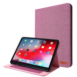 Flip orizzontale TPU + custodia protettiva in pelle PU tessuto con clip per biglietti da visita, For iPad Pro 11(2020)