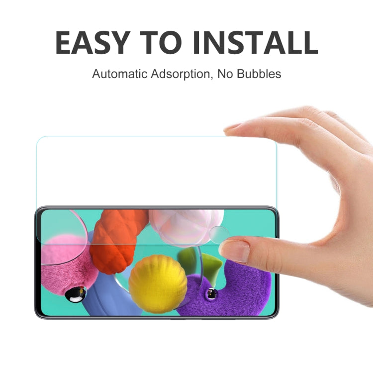 10 PZ ENKAY Hat-Prince 0.26mm 9H 2.5D Pellicola in vetro temperato con bordo curvo, For Galaxy A51, For Galaxy A71, For Xiaomi Redmi K30/K30 Pro, For Xiaomi Redmi Note 9/Note 9 Pro, For Huawei Nova 6 SE/P40 Lite