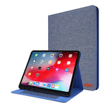 Flip orizzontale TPU + custodia protettiva in pelle PU tessuto con clip per biglietti da visita, For iPad Pro 12.9(2020)