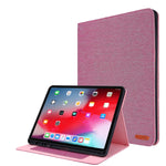 Flip orizzontale TPU + custodia protettiva in pelle PU tessuto con clip per biglietti da visita, For iPad Pro 12.9(2020)
