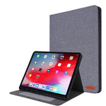 Flip orizzontale TPU + custodia protettiva in pelle PU tessuto con clip per biglietti da visita, For iPad Pro 12.9(2020)