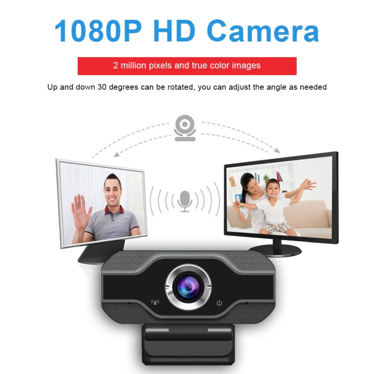 Webcam HD 1080P Microfono incorporato Videocamera Web intelligente Videocamera live per bellezza in streaming USB per computer Android TV