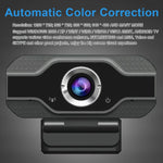 Webcam HD 1080P Microfono incorporato Videocamera Web intelligente Videocamera live per bellezza in streaming USB per computer Android TV