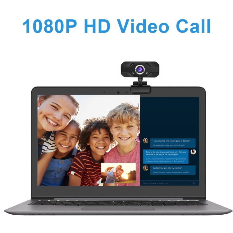 Webcam HD 1080P Microfono incorporato Videocamera Web intelligente Videocamera live per bellezza in streaming USB per computer Android TV
