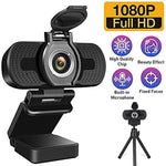 Videocamera Web Full HD 1080P con microfono con cancellazione del rumore Videocamera live per streaming Skype per computer Android TV