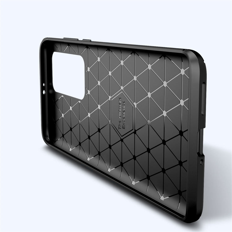 Per Huawei P40 Pro + Custodia in TPU antiurto con struttura in fibra di carbonio, For Huawei P40 Pro+