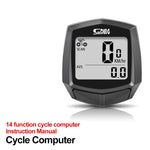 SUNDING SD-581A Bike Wired Computer Tachimetro Contachilometri Ciclismo Bicicletta Impermeabile Temperatura Misurabile Cronometro, SUNDING SD-581A