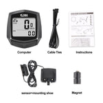 SUNDING SD-581A Bike Wired Computer Tachimetro Contachilometri Ciclismo Bicicletta Impermeabile Temperatura Misurabile Cronometro, SUNDING SD-581A