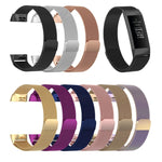Cinturino da polso magnetico in acciaio inossidabile per FITBIT Charge 4 ， Dimensioni piccole: 190x18 mm, Size：190x18mm