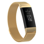Cinturino da polso magnetico in acciaio inossidabile per FITBIT Charge 4 ， Dimensioni piccole: 190x18 mm, Size：190x18mm