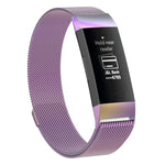 Cinturino da polso magnetico in acciaio inossidabile per FITBIT Charge 4 ， Dimensioni piccole: 190x18 mm, Size：190x18mm