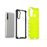 Per OPPO Realme 5i Antiurto Honeycomb PC + Custodia in TPU