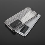 Per Huawei P40 Pro + Custodia antiurto per PC a nido d'ape + TPU, For Huawei P40 Pro+