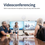 Webcam Full HD 1080P Microfono integrato Videocamera Web intelligente Videocamera live per streaming USB con cancellazione del rumore