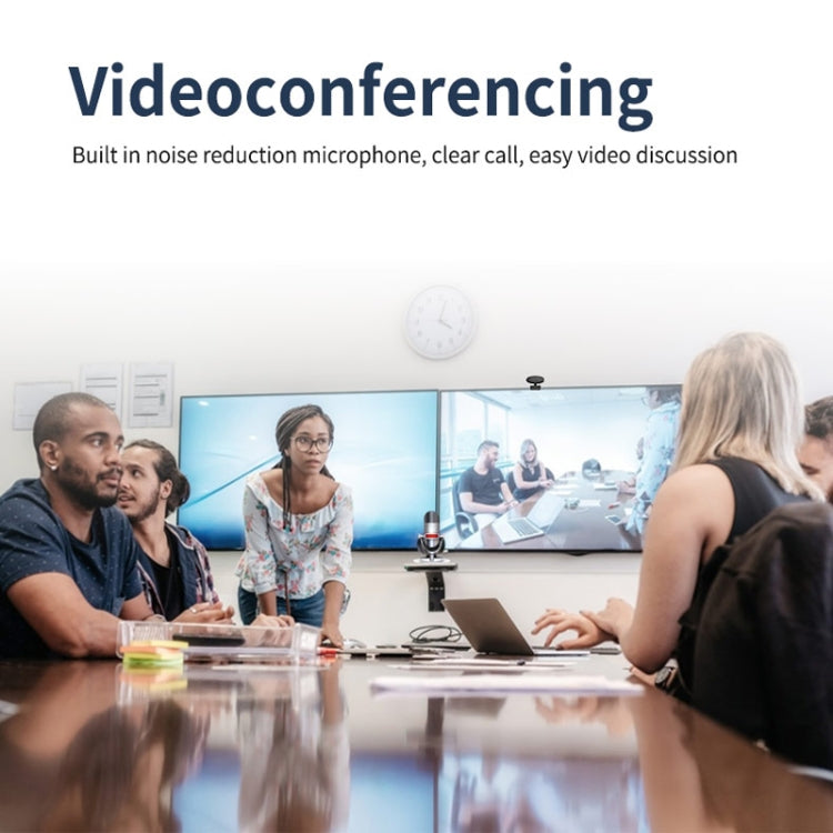 Webcam Full HD 1080P Microfono integrato Videocamera Web intelligente Videocamera live per streaming USB con cancellazione del rumore