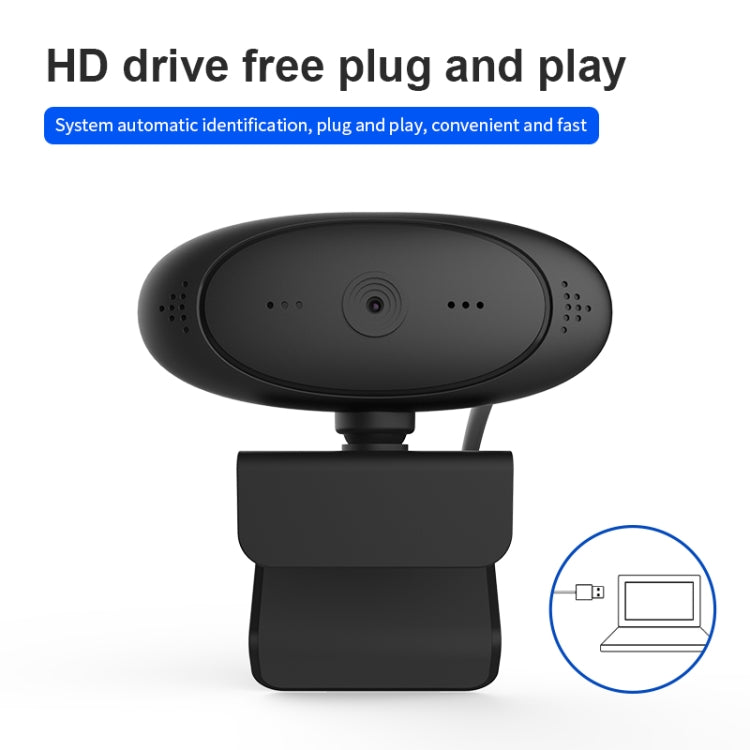 Webcam Full HD 1080P Microfono integrato Videocamera Web intelligente Videocamera live per streaming USB con cancellazione del rumore