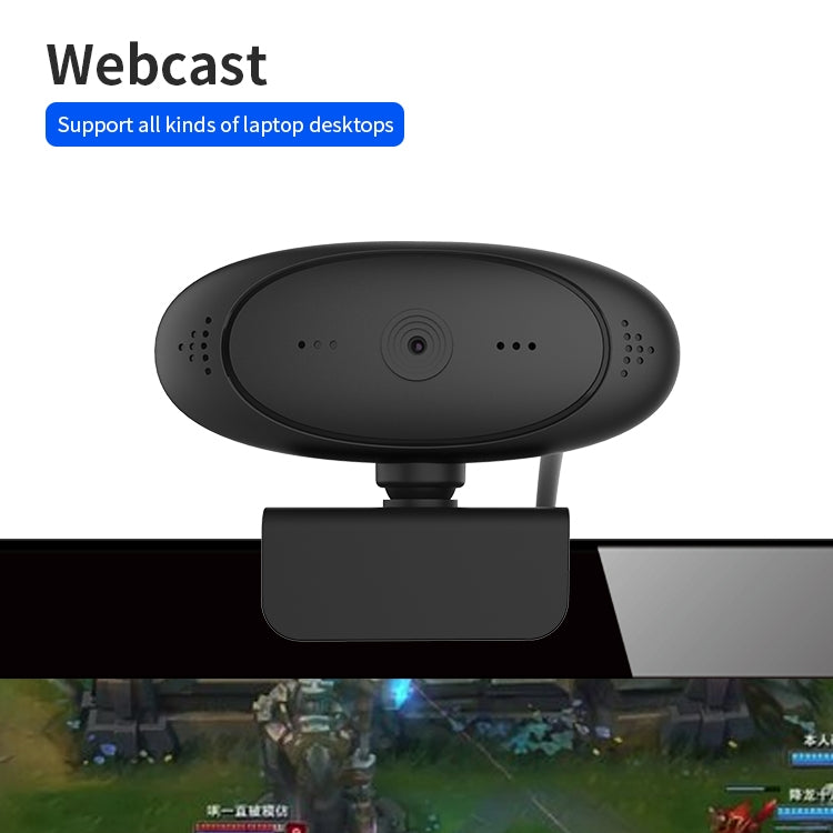 Webcam Full HD 1080P Microfono integrato Videocamera Web intelligente Videocamera live per streaming USB con cancellazione del rumore