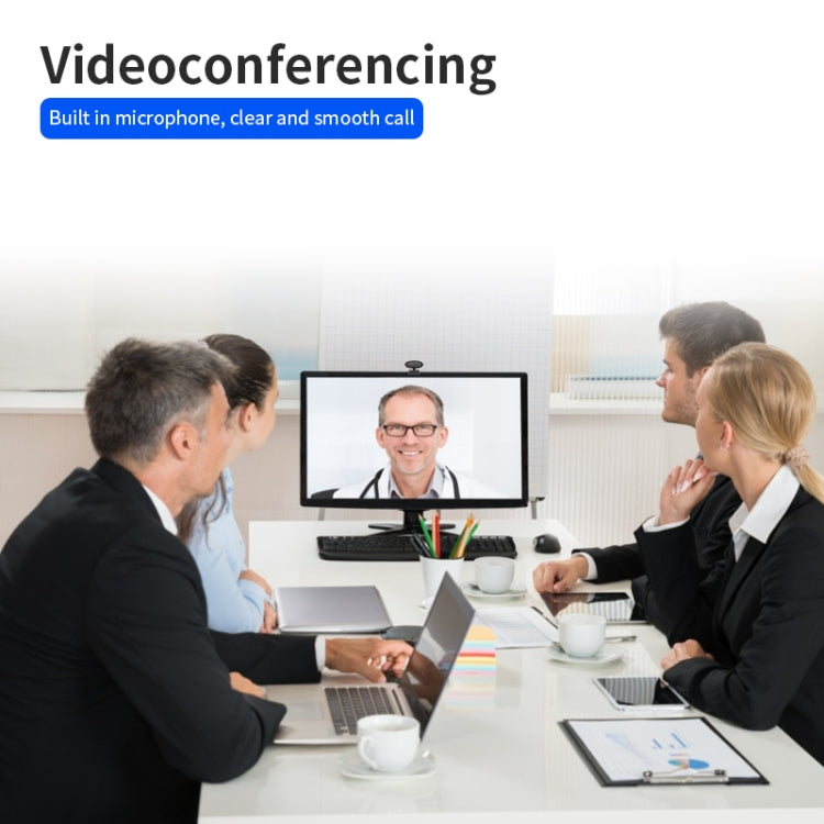 Webcam Full HD 1080P Microfono integrato Videocamera Web intelligente Videocamera live per streaming USB con cancellazione del rumore