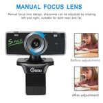B01 Webcam HD Microfono integrato Videocamera Web intelligente Videocamera live per streaming USB con cancellazione del rumore