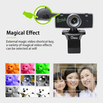 B01 Webcam HD Microfono integrato Videocamera Web intelligente Videocamera live per streaming USB con cancellazione del rumore
