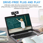 B01 Webcam HD Microfono integrato Videocamera Web intelligente Videocamera live per streaming USB con cancellazione del rumore