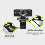 B01 Webcam HD Microfono integrato Videocamera Web intelligente Videocamera live per streaming USB con cancellazione del rumore