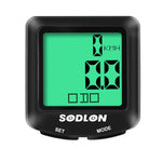 SDL-571 Display digitale LCD Computer da bicicletta Cablato Impermeabile Contachilometri ciclo Tachimetro bici Cronometro Accessori per l'equitazione Strumenti, SDL-571