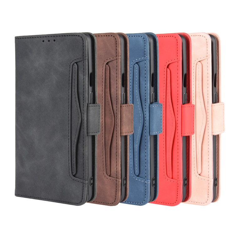 Per OnePlus 8 Pro Custodia in pelle con motivo a portafoglio stile pelle di vitello ， con slot per schede separato, For OnePlus 8 Pro