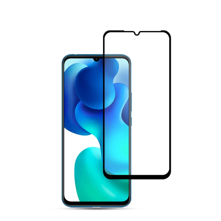 Per Xiaomi Mi 10 Lite mocolo 0,33mm 9H Pellicola in vetro temperato a schermo intero curvo con colla 3D, For Xiaomi Mi 10 Lite