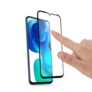 Per Xiaomi Mi 10 Lite mocolo 0,33mm 9H Pellicola in vetro temperato a schermo intero curvo con colla 3D, For Xiaomi Mi 10 Lite