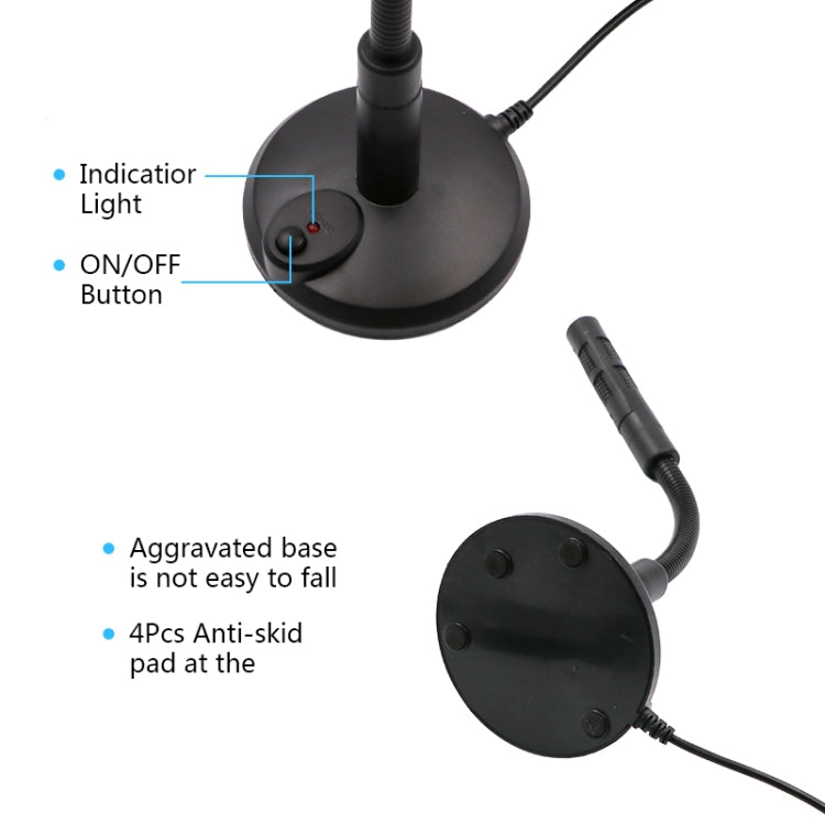 Mini microfono per computer Micro cambia voce microfono USB microfono professionale microfono a condensatore da gioco