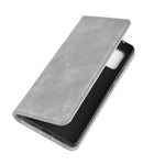 Per Galaxy A71 5G Custodia in pelle con ventosa magnetica per affari retro-pelle con supporto, slot per carte e portafoglio, For Galaxy A71 5G