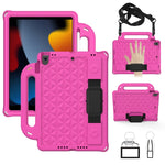 Diamond Back Design Style EVA Cover per bambini a prova di caduta Guscio protettivo piatto con cinturino, For iPad 10.2 2021 / 2020 / 2019/ Pro 10.5