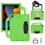 Diamond Back Design Style EVA Cover per bambini a prova di caduta Guscio protettivo piatto con cinturino, For iPad 10.2 2021 / 2020 / 2019/ Pro 10.5