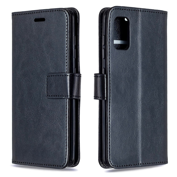 Per Galaxy A41 Custodia in pelle a conchiglia orizzontale Crazy Horse Texture con supporto e slot per schede e portafoglio e cornice per foto, For Galaxy A41
